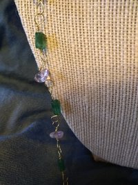 Amethyst and Emerald Green Aventurine Ancient Imperial Roman Byzantine Necklace Reenactment Living History SCA Witchy Vibes Metaphysical