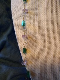 Amethyst and Emerald Green Aventurine Ancient Imperial Roman Byzantine Necklace Reenactment Living History SCA Witchy Vibes Metaphysical