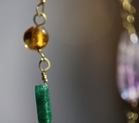 Rainbow of Gems Imperial Roman to Early Byzantine Multi-Gem Necklace Reenactment Ancient Living History SCA Witchy Vibes Metaphysical