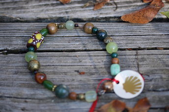 Grounded in the Earth Multi Gem Bracelet or Anklet