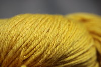 Deep Gold Weld Yellow Worsted Weight Naturally Dyed Wool Knitting or Crochet Yarn