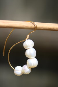 Reproduction Pearl Earrings from Imperial Roman Times
