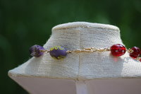 Gemstone and Glass Rainbow PRIDE Necklace