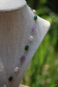 Genderqueer Pride x Ancient Roman Gemstone Necklace