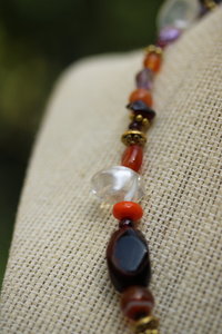 Find My Fire Mixed Gem Necklace