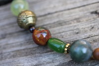 Grounded in the Earth Multi Gem Bracelet or Anklet