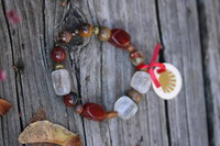 Grounded in Fire Multi Gem Bracelet