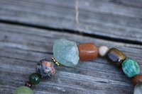 Grounded in the Earth Multi Gem Bracelet or Anklet