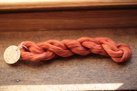Orange Madder Dyed Wool Thread for Weaving and Embroidery