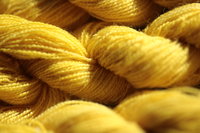 Yellow Plant Dyed (Weld) Wool Thread/Yarn for Embroidery, Tapestry, Lucet, Tablet Weaving, Etc