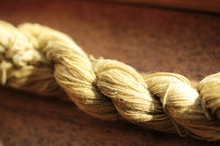 Light Olive Green Plant Dyed Wool Thread/Yarn for Embroidery, Tapestry, Lucet, Tablet Weaving, Etc