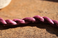 Lichen Dyed Fuchsia Purple Silk Embroidery Thread
