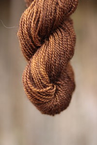 Variegated Brown Walnut Dyed Wool Thread for Embroidery, Tablet & Tapestry Weaving, Braiding, Etc