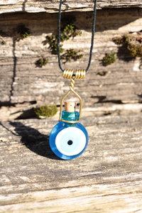 Evil Eye Bottle Pendant for Protection while Divining and Dreaming