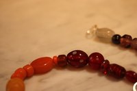 Rainbow PRIDE Viking Inspired Treasure Bead Festoon with Vintage, Recycled, Trade and Lampwork Beads Bold Colorful Spectrum Statement Piece