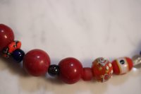 Viking Treasure Festoon Inspired Statement Necklace and Lampwork and Recycled Glass - Norse SCA Medieval LARP