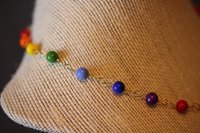 LGBT+ QUEER PRIDE Colors Necklace with Glass Beads