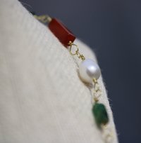 Rainbow of Gems Imperial Roman to Early Byzantine Multi-Gem Necklace Reenactment Ancient Living History SCA Witchy Vibes Metaphysical