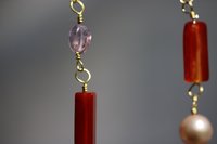 Rainbow of Gems Imperial Roman to Early Byzantine Multi-Gem Necklace Reenactment Ancient Living History SCA Witchy Vibes Metaphysical