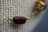 Rainbow of Gems Imperial Roman to Early Byzantine Multi-Gem Necklace Reenactment Ancient Living History SCA Witchy Vibes Metaphysical