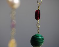 Rainbow of Gems Imperial Roman to Early Byzantine Multi-Gem Necklace Reenactment Ancient Living History SCA Witchy Vibes Metaphysical