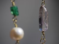 Rainbow of Gems Imperial Roman to Early Byzantine Multi-Gem Necklace Reenactment Ancient Living History SCA Witchy Vibes Metaphysical