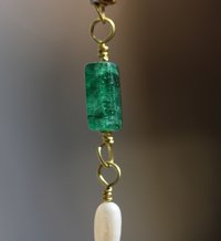 Rainbow of Gems Imperial Roman to Early Byzantine Multi-Gem Necklace Reenactment Ancient Living History SCA Witchy Vibes Metaphysical