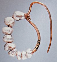 Reproduction Pearl Earrings from Imperial Roman Times