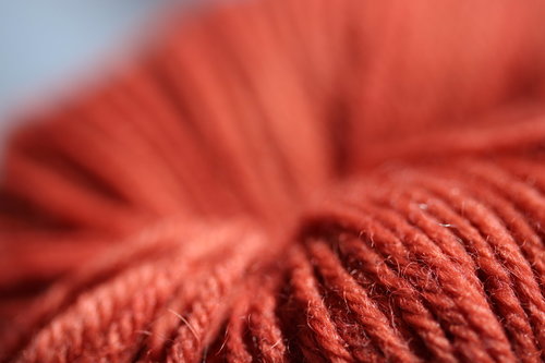 Brick Red Naturally Dyed Worsted Weight Wool Yarn - Dyed with Madder Root, an Ancient, Light-fast, Wash-fast Dye