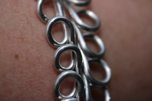 Looped "Vine" Bracelet or Armlet Inspired by Ancient Artifacts
