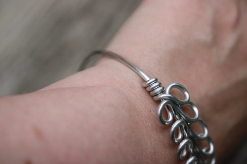 Looped "Vine" Bracelet or Armlet Inspired by Ancient Artifacts