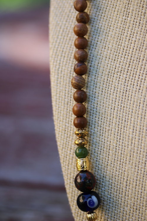 Protect My Health: My Health is My Wealth Bottle Amulet Necklace