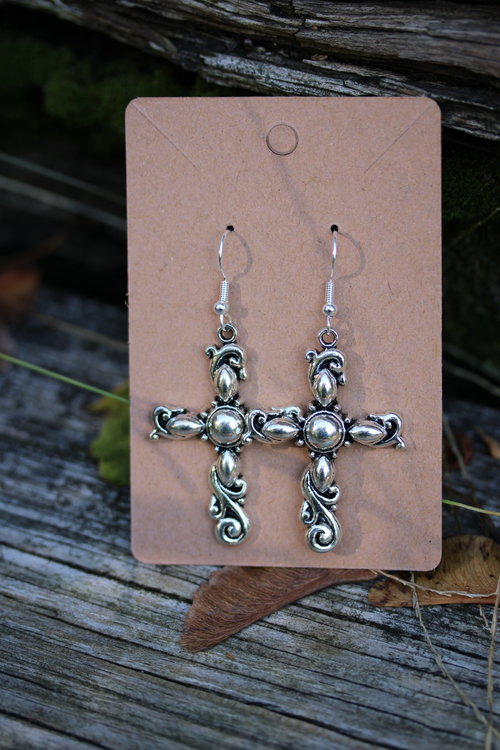 Romantic Cross Earrings 