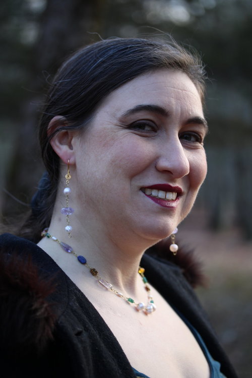 Rainbow of Gems Imperial Roman to Early Byzantine Multi-Gem Necklace Reenactment Ancient Living History SCA Witchy Vibes Metaphysical