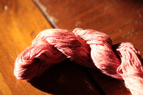 Madder Pink Silk Embroidery Thread