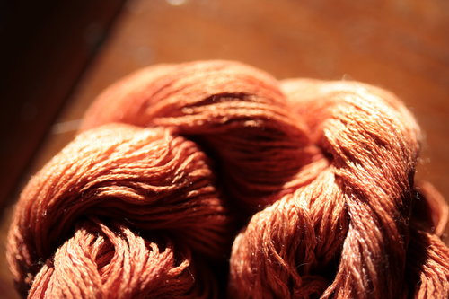 Madder Orange-Pink Silk Embroidery Thread