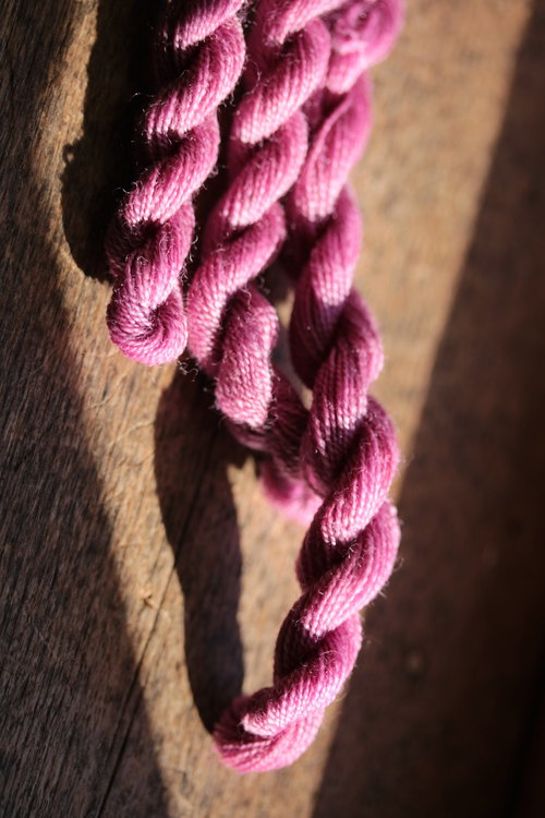 Lichen Purple Wool Yarn/Thread for Embroidery, Braiding, Narrow Weaving