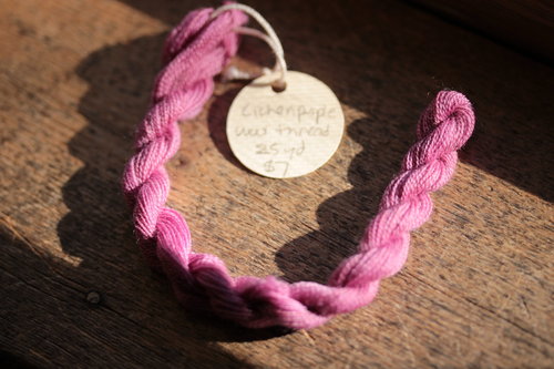 Lichen Purple Wool Yarn/Thread for Embroidery, Braiding, Narrow Weaving
