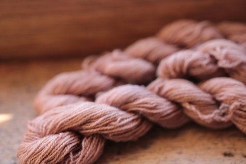 Taupe Plant Dyed Wool Thread for Embroidery, Tapestry, Etc