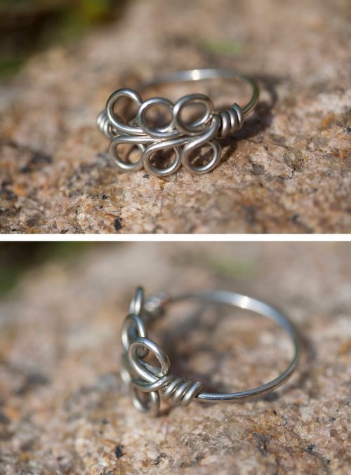 CLEARANCE Six-Loop Twisted Wire Historical Reproduction Finger Rings: Roman Romano-British Anglo-Saxon Viking Age