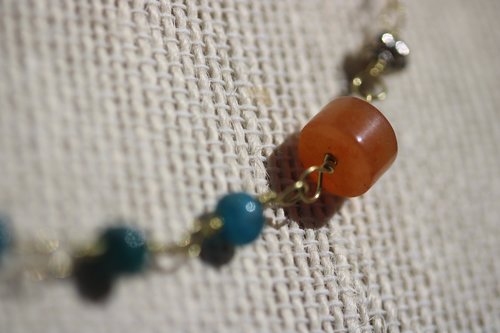 Imperial Roman to Early Byzantine Multi-Gem Necklace Reenactment Ancient Living History SCA Witchy Vibes Metaphysical
