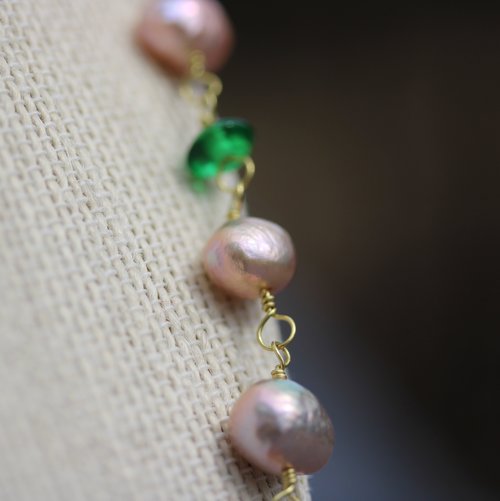 Rainbow of Gems Imperial Roman to Early Byzantine Multi-Gem Necklace Reenactment Ancient Living History SCA Witchy Vibes Metaphysical