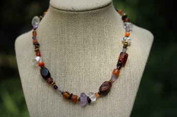 Find My Fire Mixed Gem Necklace